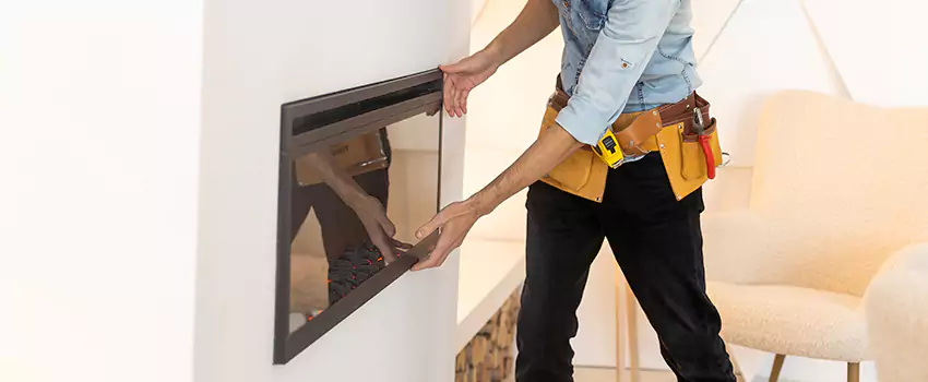 Metal Fireplace Installation in Southfield, Michigan
