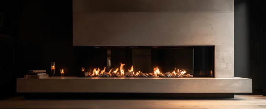 Gas Fireplace Ember Bed Design Services in Southfield, Michigan