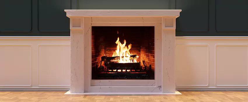 Open Flame Wood-Burning Fireplace Installation Services in Southfield, Michigan