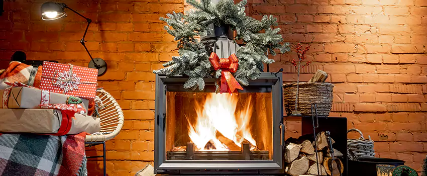 Travis Industries Linear Gas Fireplace Installation in Southfield, Michigan